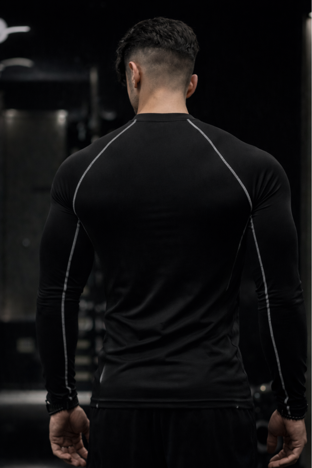 Phantom Black Full Sleeve Compression Tshirt