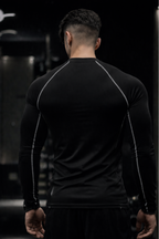 Phantom Black Full Sleeve Compression Tshirt