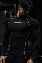 Phantom Black Full Sleeve Compression Tshirt