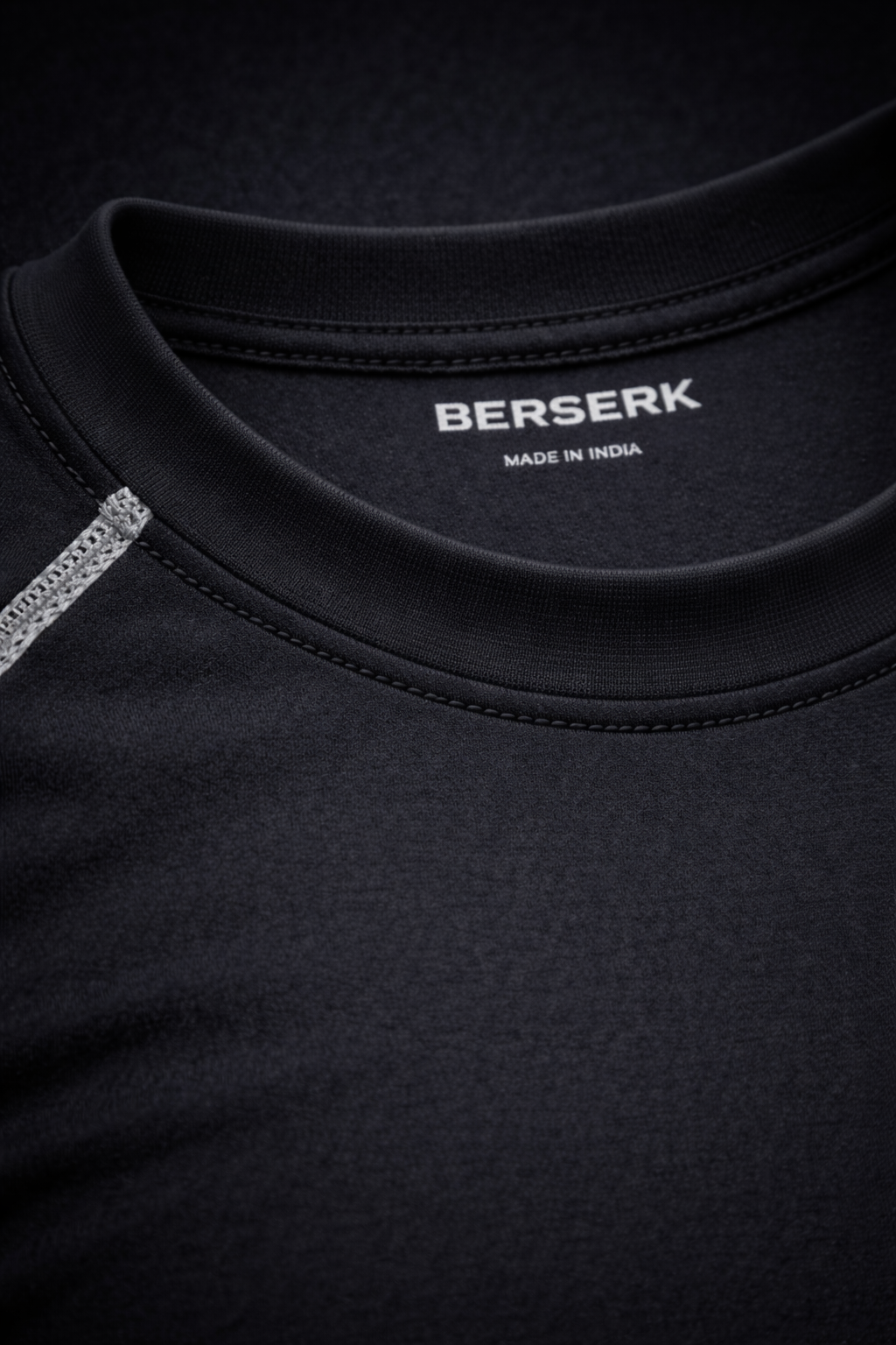 Black Half Sleeve Compression Tshirt