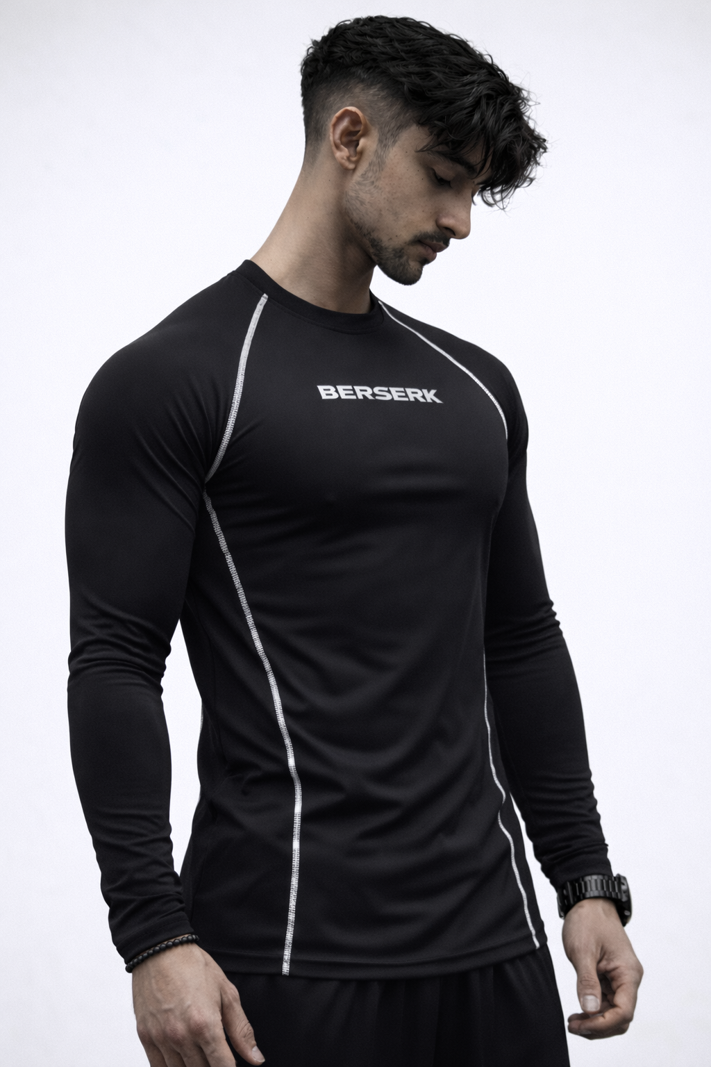 Phantom Black Full Sleeve Compression Tshirt