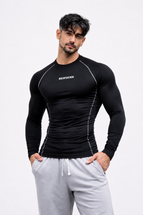 Phantom Black Full Sleeve Compression Tshirt