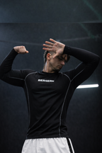 Phantom Black Full Sleeve Compression Tshirt