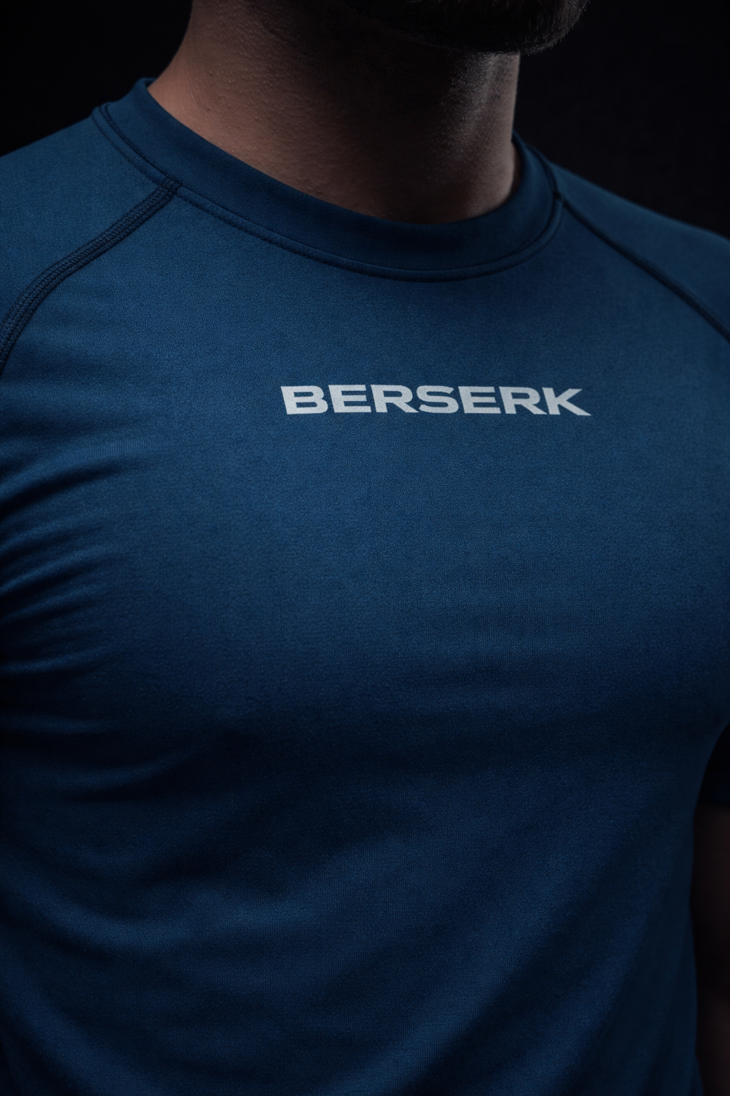 Neptune Blue Full Sleeve Compression Tshirt