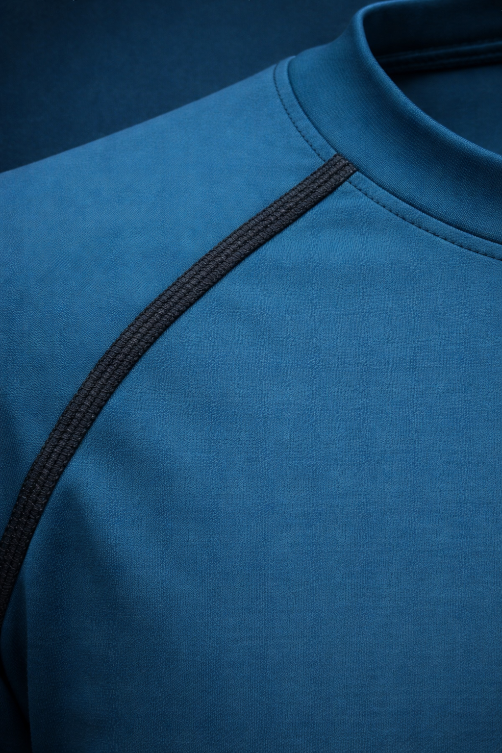 Neptune Blue Full Sleeve Compression Tshirt