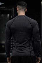 Titan Grey Full Sleeve Compression Tshirt
