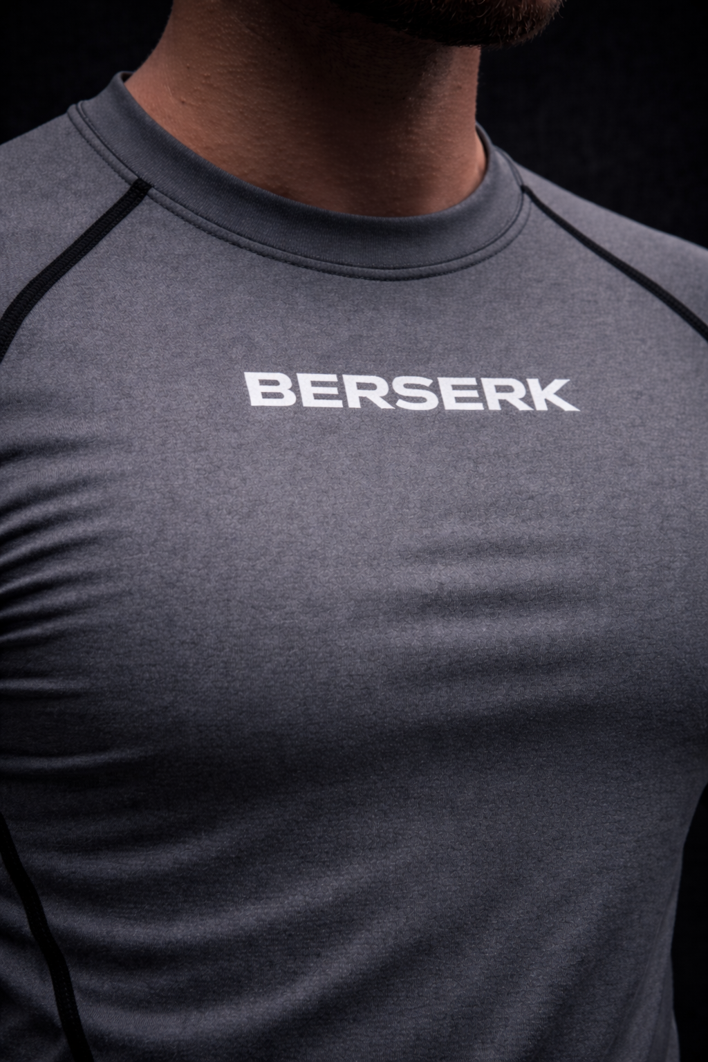 Titan Grey Full Sleeve Compression Tshirt