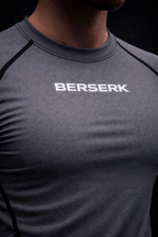 Titan Grey Full Sleeve Compression Tshirt