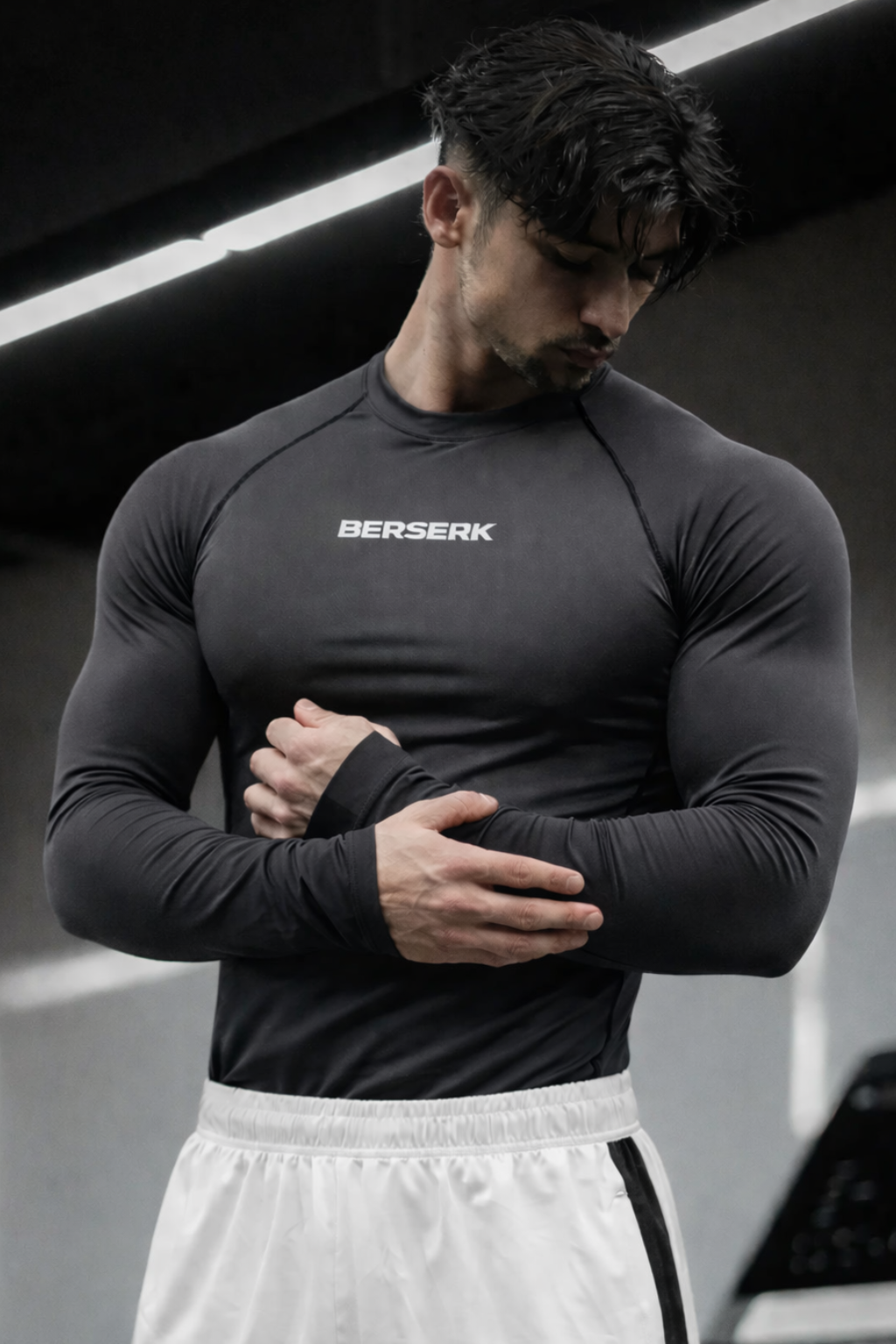 Dark Titan Pack of 2 - Titan Grey & Phantom Black Full Sleeve Compression Tshirts