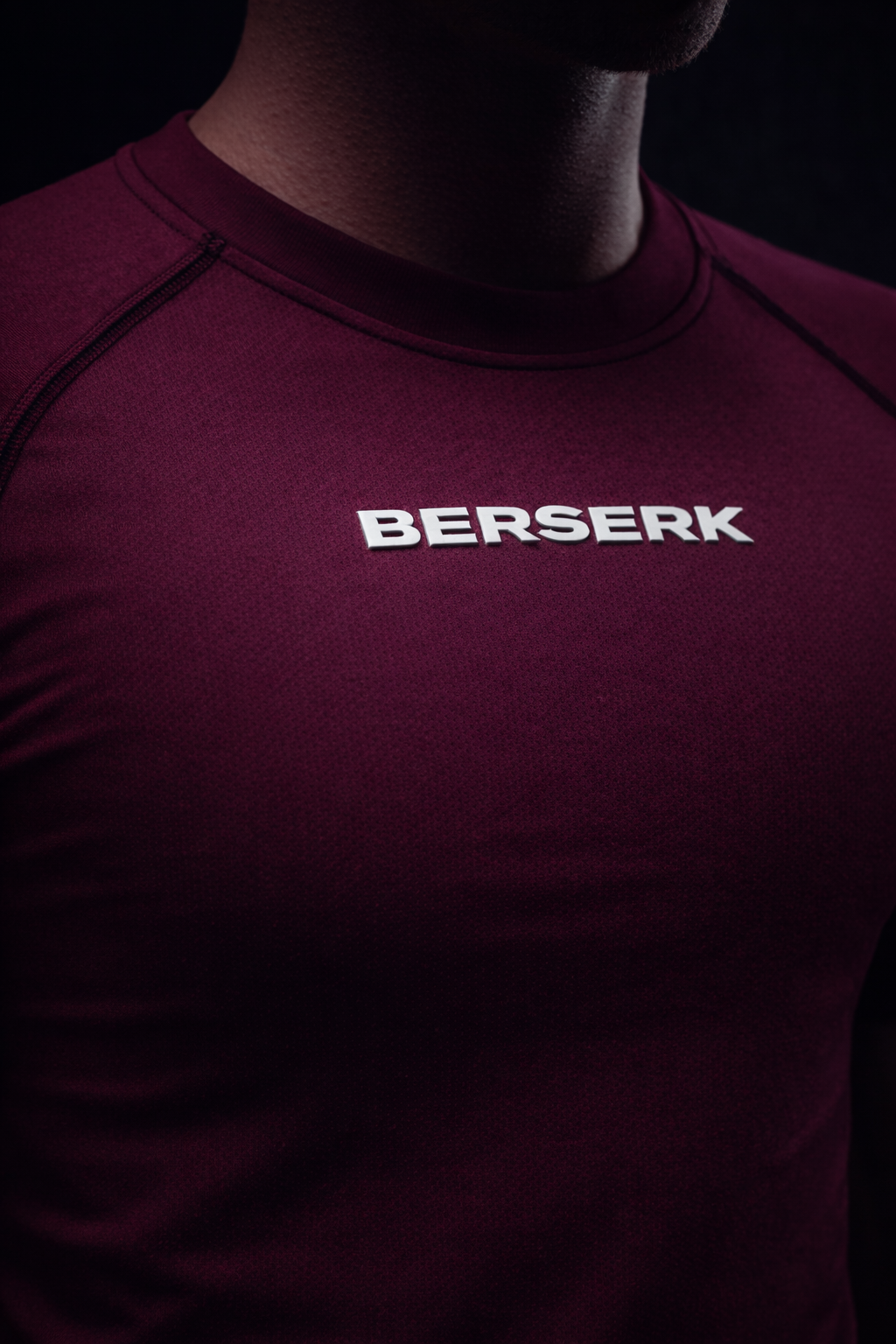 Royal Maroon Full Sleeve Compression Tshirt