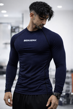 Midnight Navy Full Sleeve Compression Tshirt