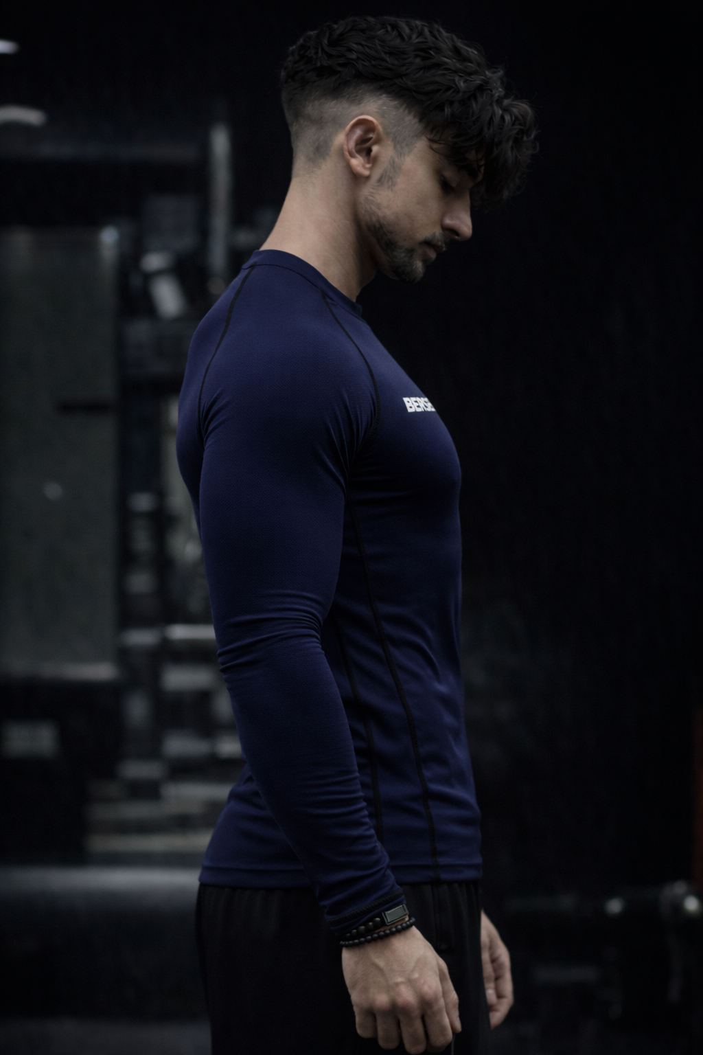 Midnight Navy Full Sleeve Compression Tshirt