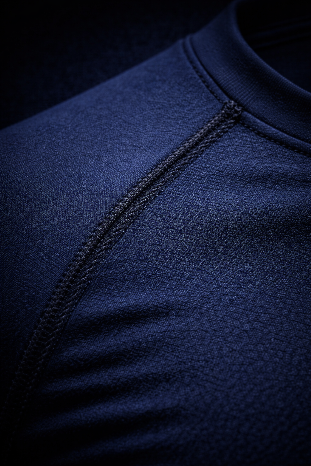 Midnight Navy Half Sleeve Compression Tshirt