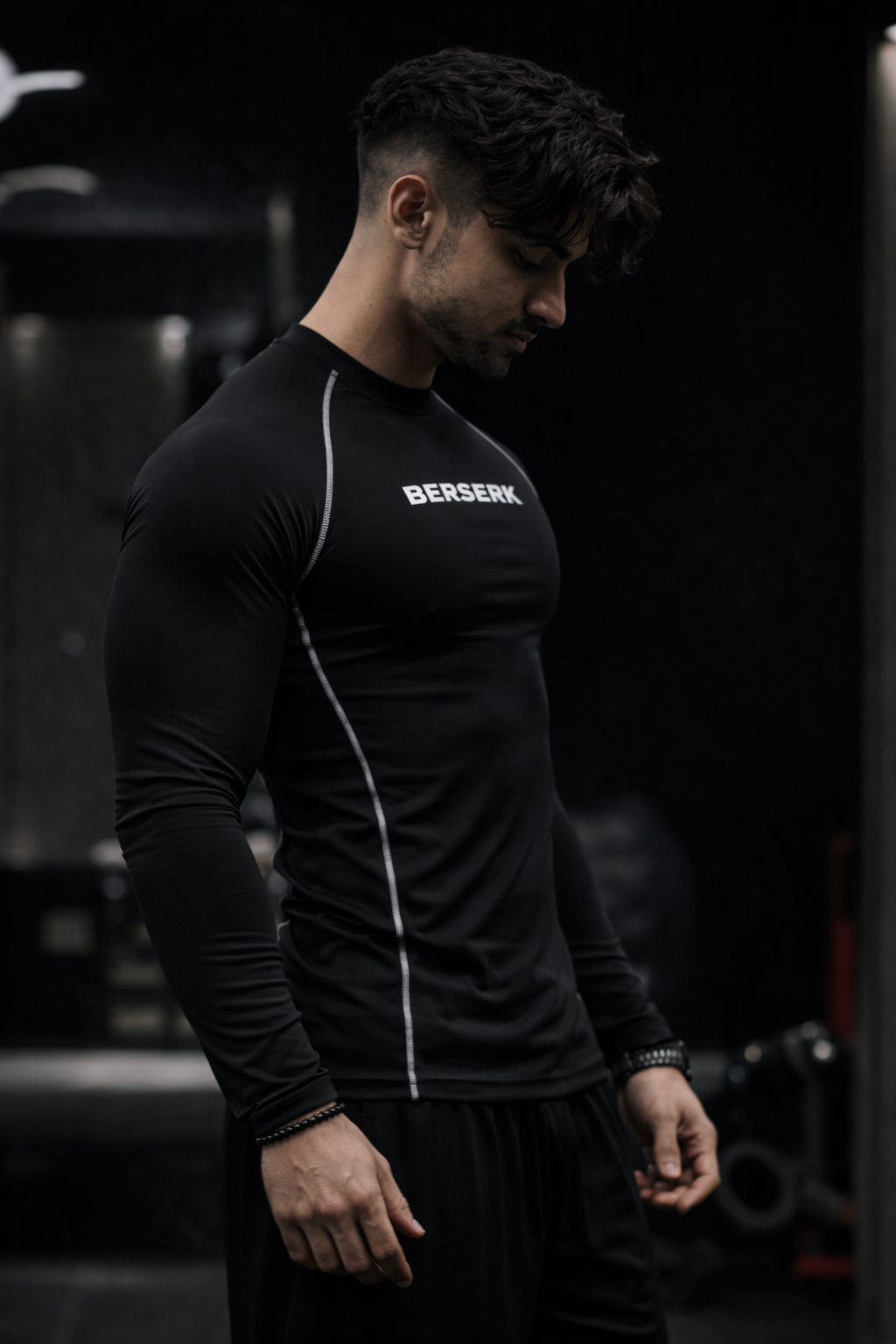 Phantom Black Full Sleeve Compression Tshirt