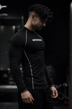Phantom Black Full Sleeve Compression Tshirt