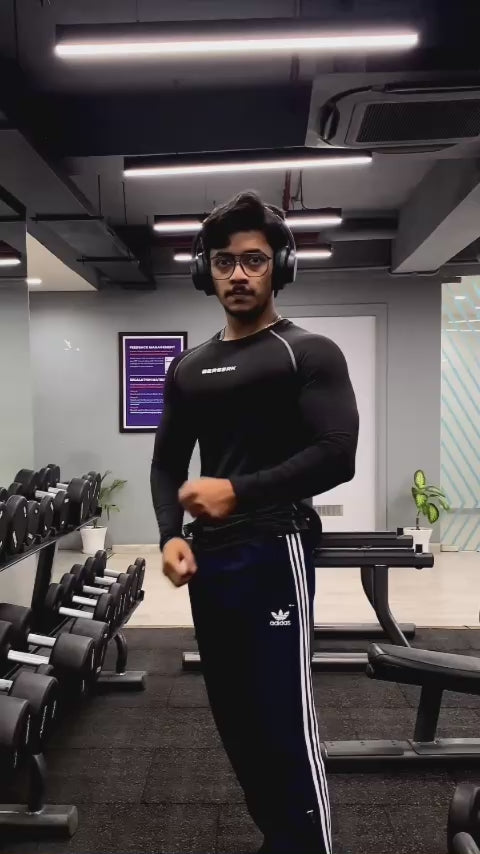 Phantom Black Full Sleeve Compression Tshirt